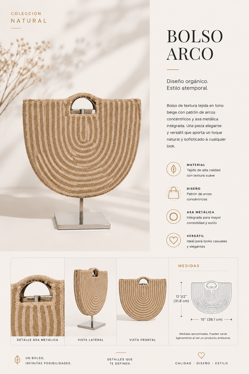 Ivory/Nude Straw Clutch