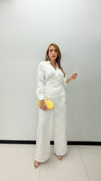 WHITE PANT SET