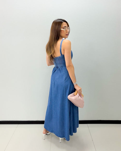 DENIM MAXI DRESS