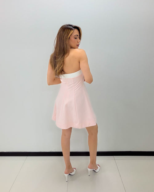 PINK FLARE DRESS