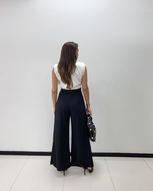 COWL NECK JUMPSUIT