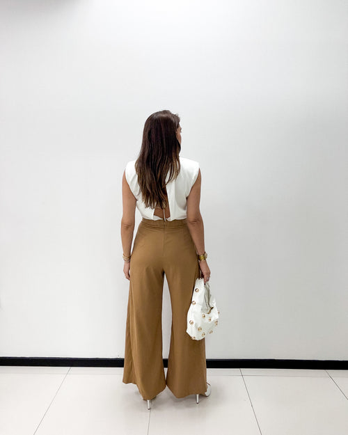 COWL NECK JUMPSUIT