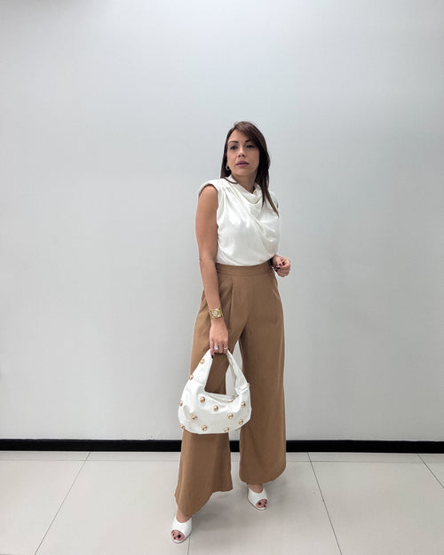 COWL NECK JUMPSUIT