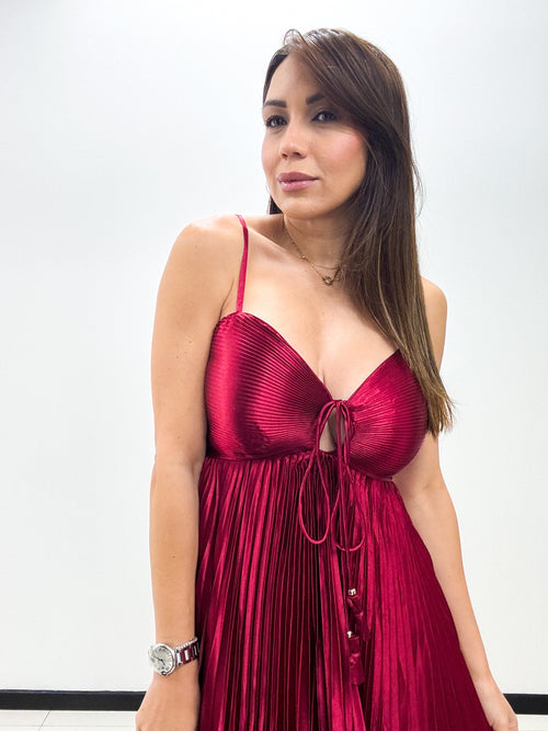PLEATED DRESS