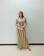 CROCHET MULTI MAXI DRESS