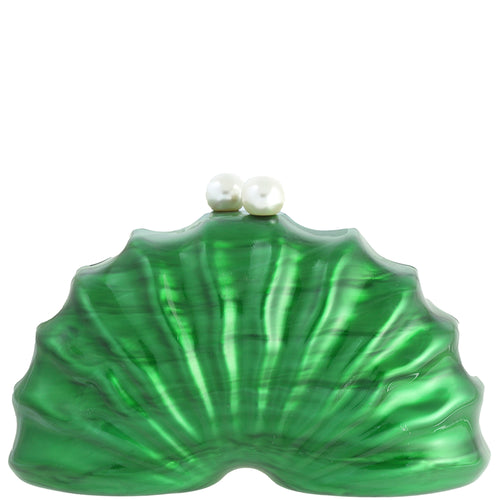 PEARL FAN SHELL CLUTCH
