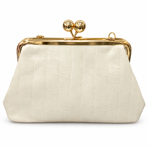 SIENNA CROC CLUTCH