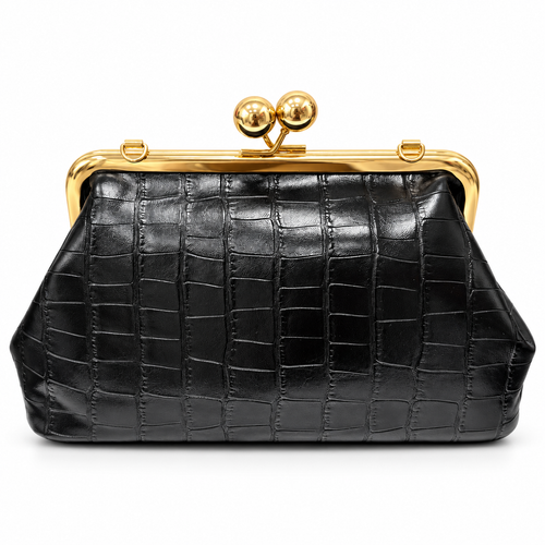 SIENNA CROC CLUTCH