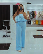 BABY BLUE PANT SET