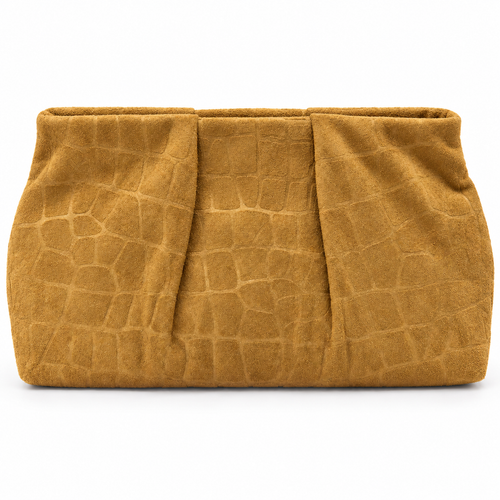 ALESSIA CROC CLUTCH