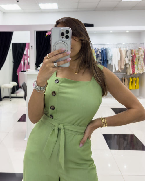 PISTACHIO JUMPSUIT