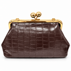 SIENNA CROC CLUTCH