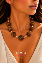 MARBLE BEAD NECKLACE