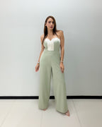 SAGE HALTER JUMPSUIT
