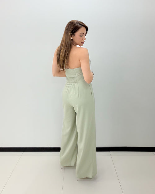SAGE HALTER JUMPSUIT