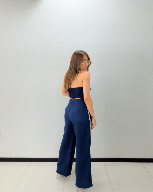 ROPE TRIM DEATIL PANT SET