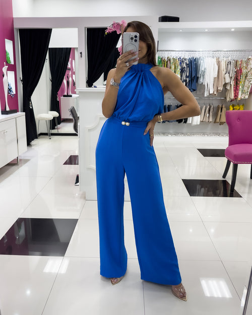 ROYAL BLUE JUMPSUIT