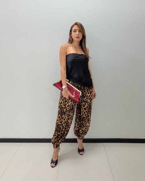 LEOPARD BALLOON PANTS
