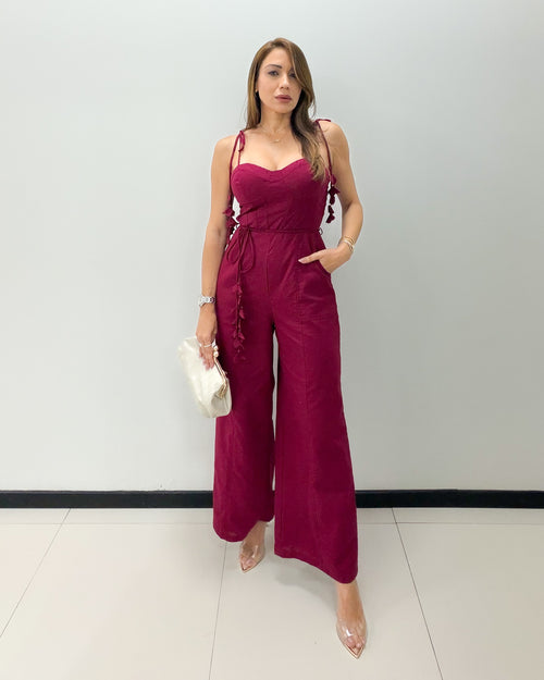 WINE JUMPSUIT