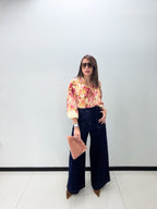 DARK DENIM WIDE LEG PANT