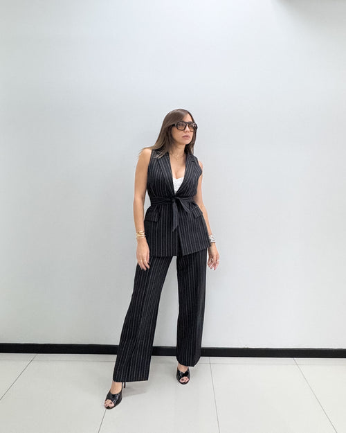 PINSTRIPES PANTSUIT