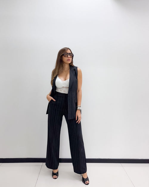 PINSTRIPES PANTSUIT