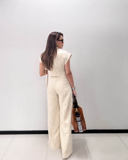 NATURAL PANT SET