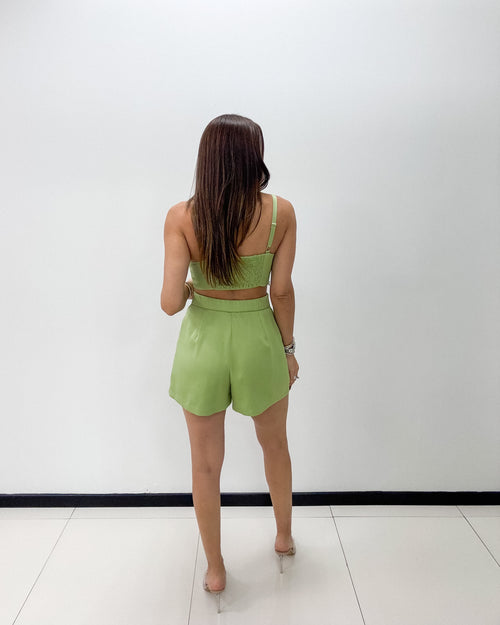 TRIM DETAILS SHORT SET