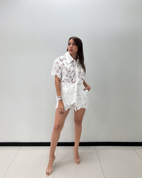 LACE SHORT SET