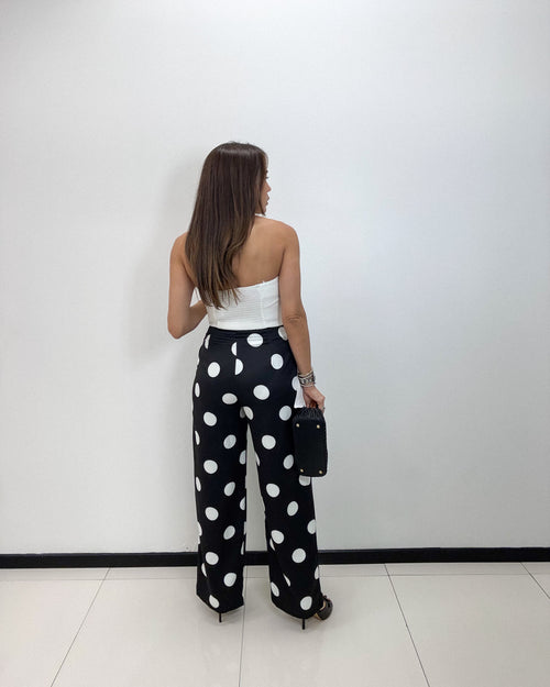 POLKA DOTS PRINT PANTS