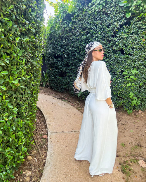 WHITE PANT SET