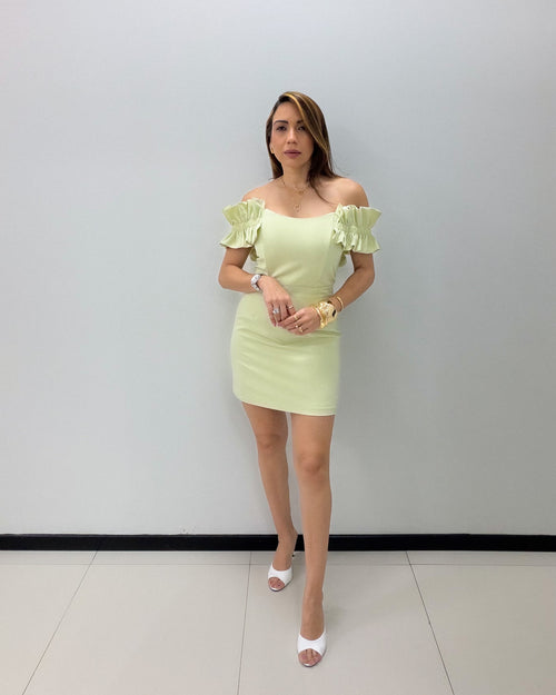 OFF SHOULDER MINI DRESS