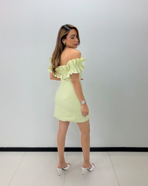 OFF SHOULDER MINI DRESS