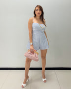 BLUE STRIPE ROMPER