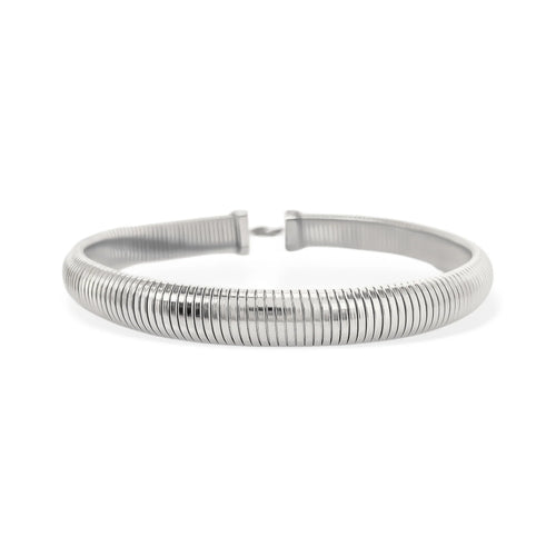 12MM SEMI STRETCH RIBBED CHOKER