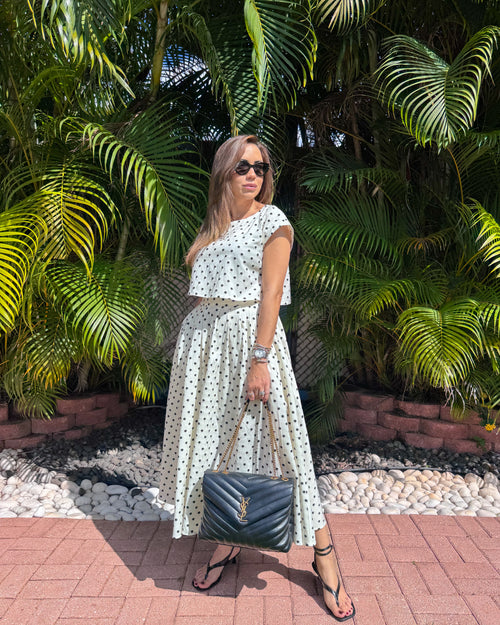 POLKA DOTS SKIRT SET