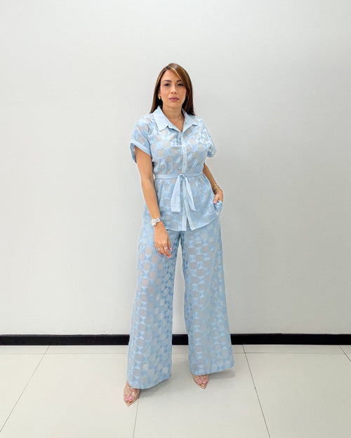BLUE PANT SET