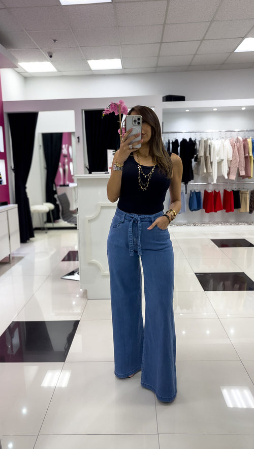 TENCEL RELAXED WIDE PANTS