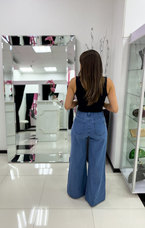 TENCEL RELAXED WIDE PANTS