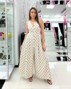 POLKA DOTS MIDI JUMPSUIT