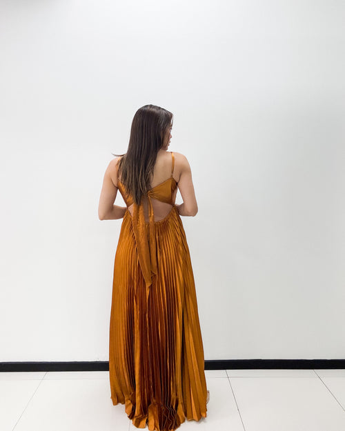 PLEATED DRESS