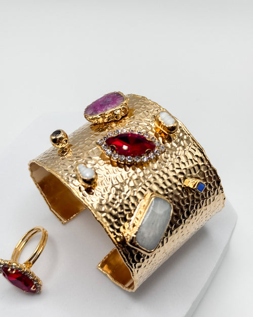 RUBY MOSAIC CUFF