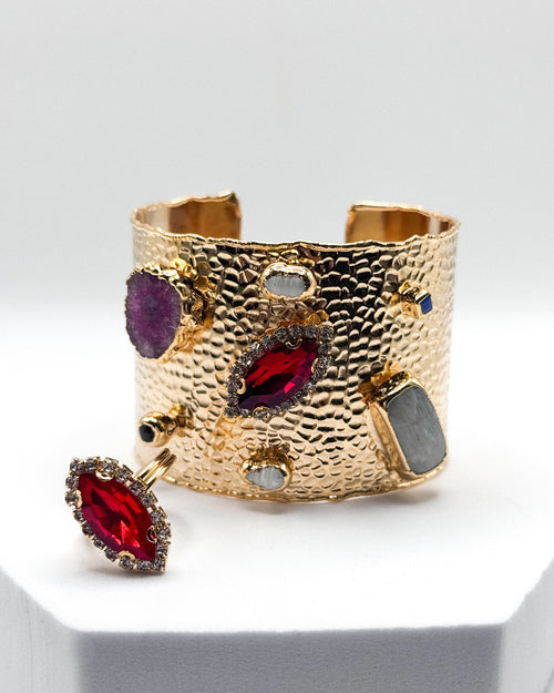 RUBY MOSAIC CUFF