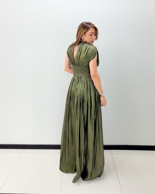 OLIVE FORMAL DRESS