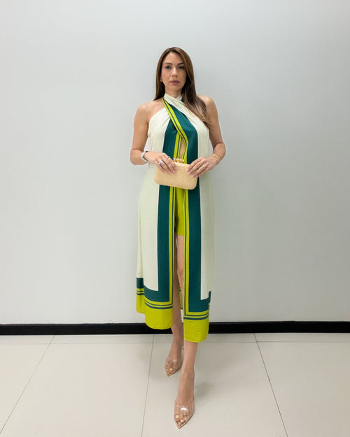 HALTER TUNIC SHORT SET
