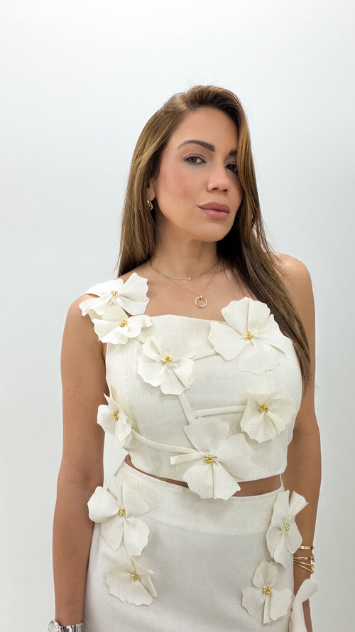 SANTORINI  SKIRT SET