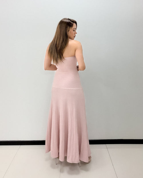 BABY PINK MIDI DRESS