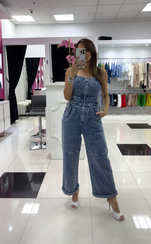 DENIM OVERALLS