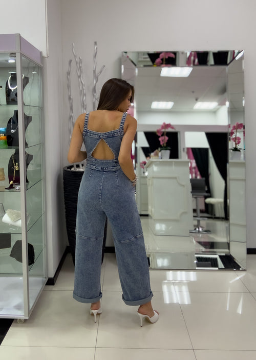 DENIM OVERALLS
