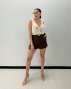BELT DETAIL SHORTS